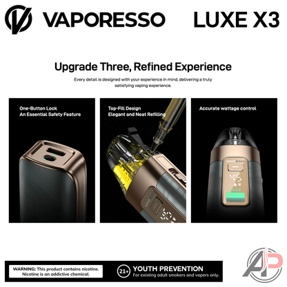 Vaporesso Luxe X3 45w Pod System Starter Kit Device