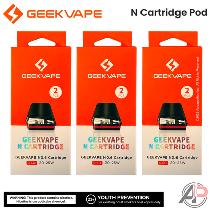 Geek Vape N Replacement Pod Cartridges 2 Pack
