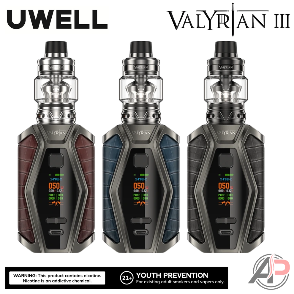 Uwell Valyrian 3 200W Box Mod Starter Kit Device – Apvs