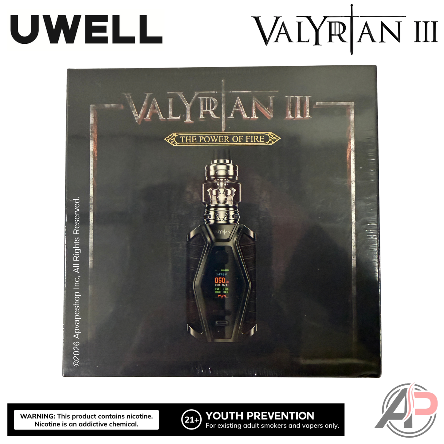Uwell Valyrian 3 200W Box Mod Starter Kit Device