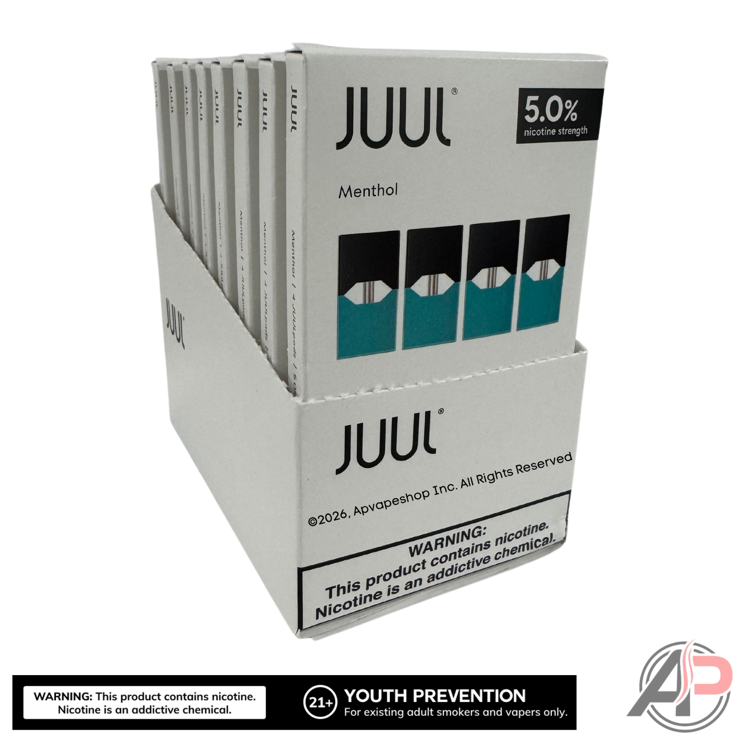 JUUL Pods Menthol Wholesale Case Regular 5%