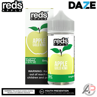 7 Daze Reds Apple Gold Kiwi E-Liquid 100mL