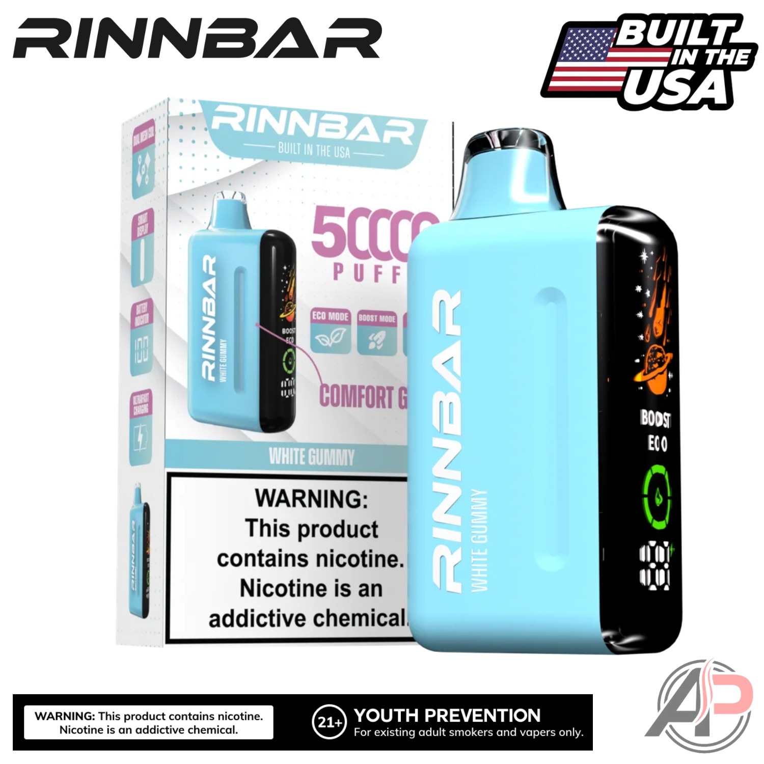Rinnbar 50000 Puffs Disposable Vape Device