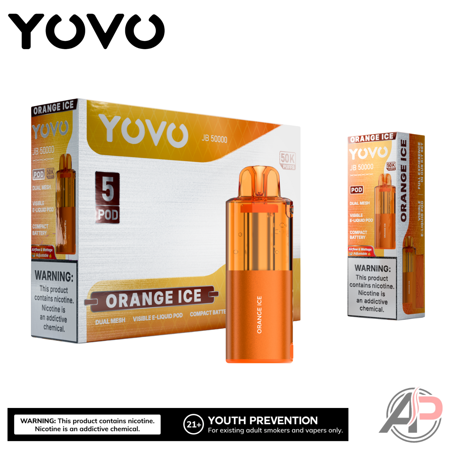 Yovo JB50000 Puffs Disposable Vape Device Kit