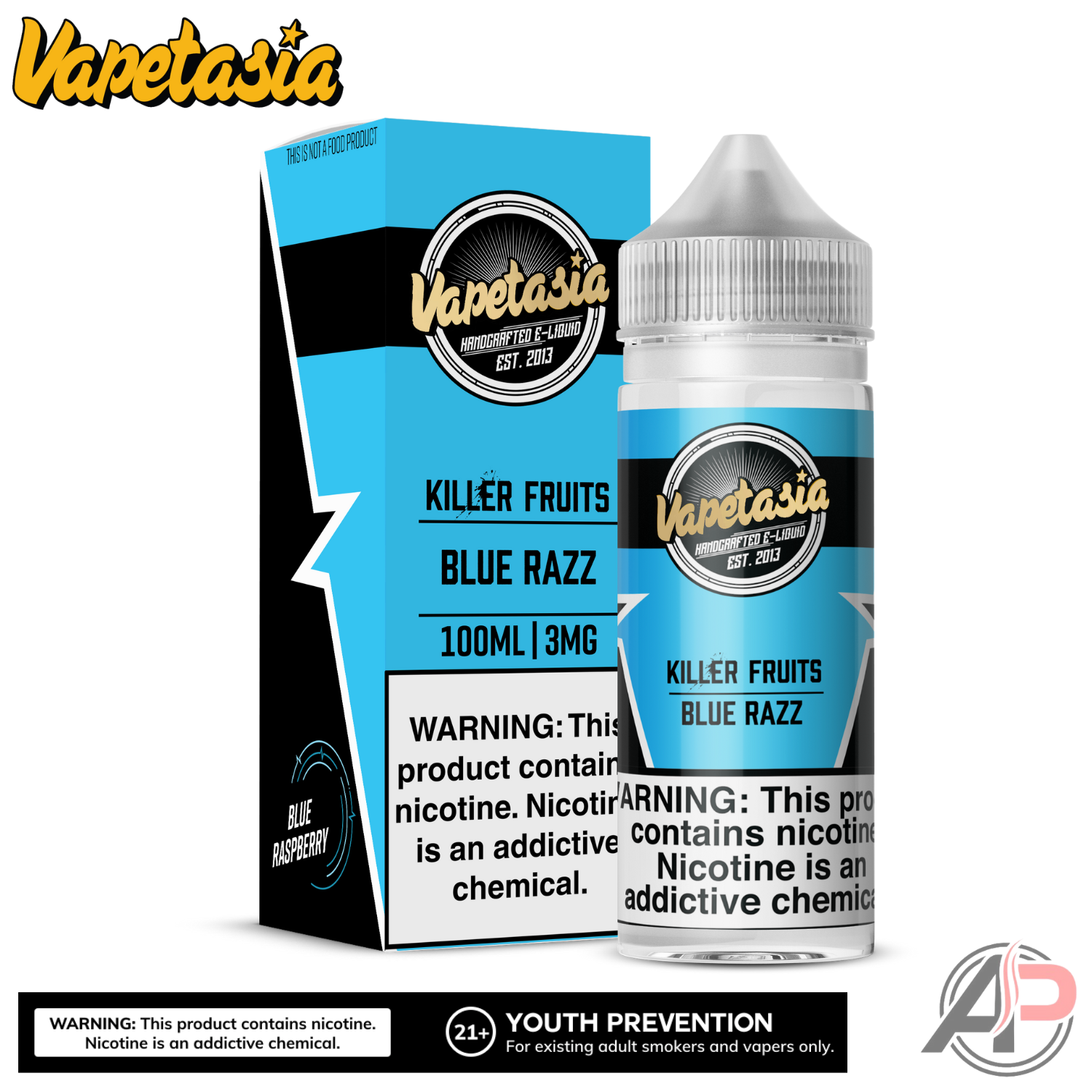 Vapetasia Killer Fruits Blue Razz 100mL E-Liquid