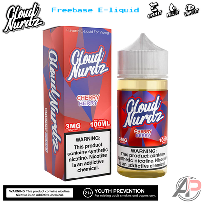 Cloud Nurdz Cherry Berry E-Liquid 100mL