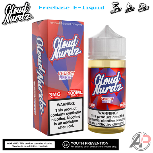 Cloud Nurdz Cherry Berry E-Liquid 100mL
