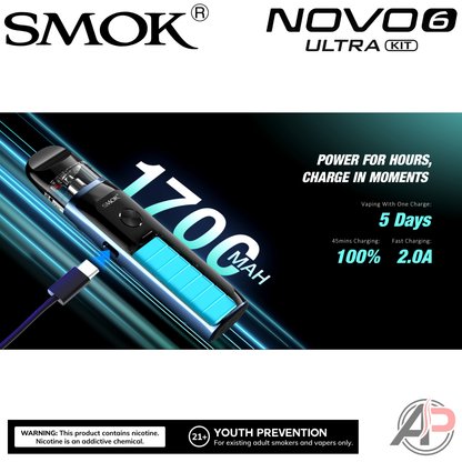 Smok Novo 6 Ultra Pod System Starter Kit Device