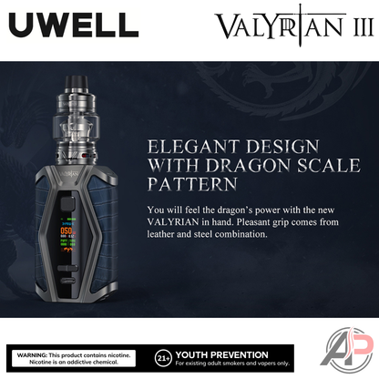 Uwell Valyrian 3 200W Box Mod Starter Kit Device