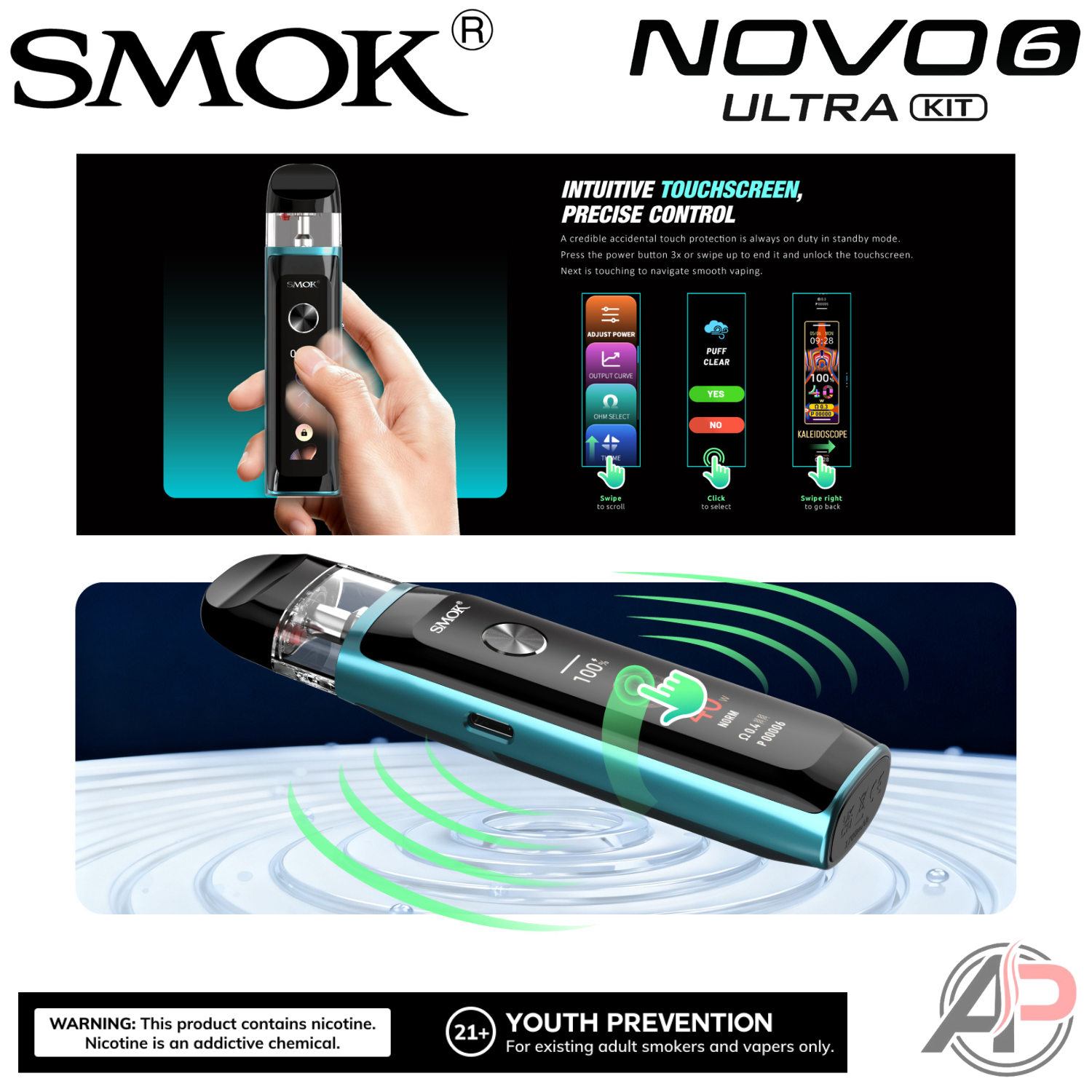 Smok Novo 6 Ultra Pod System Starter Kit Device