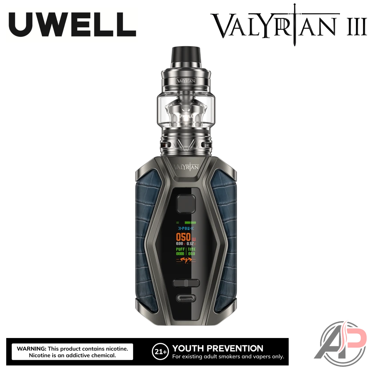 Uwell Valyrian 3 200W Box Mod Starter Kit Device Apvs Uwell Valyrian 3 200W Box Mod Starter Kit Device Apvs