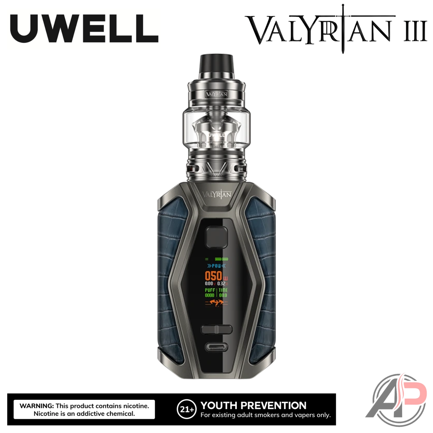 Uwell Valyrian 3 200W Box Mod Starter Kit Device