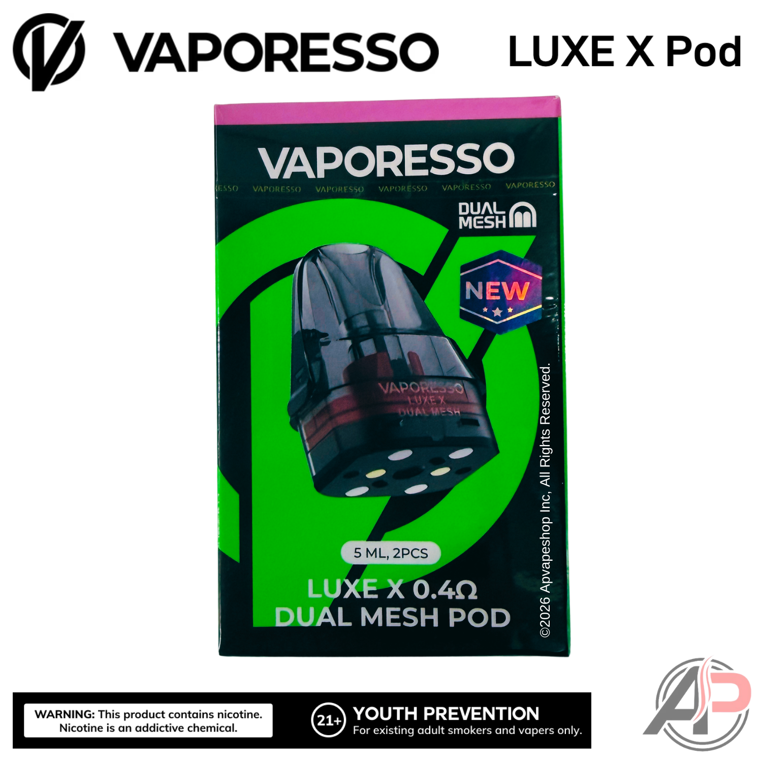 Vaporesso Luxe X Replacement Pods 2 Pack Apvs Vaporesso Luxe X Replacement Pods 2 Pack Apvs