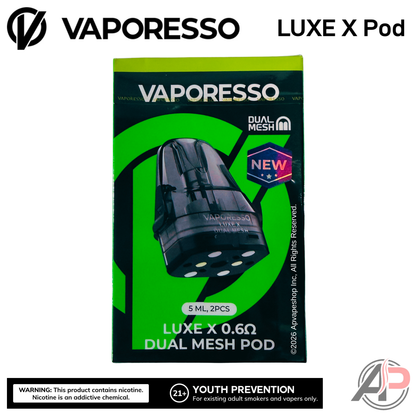 Vaporesso Luxe X Replacement Pods 2 Pack Apvs Vaporesso Luxe X Replacement Pods 2 Pack Apvs
