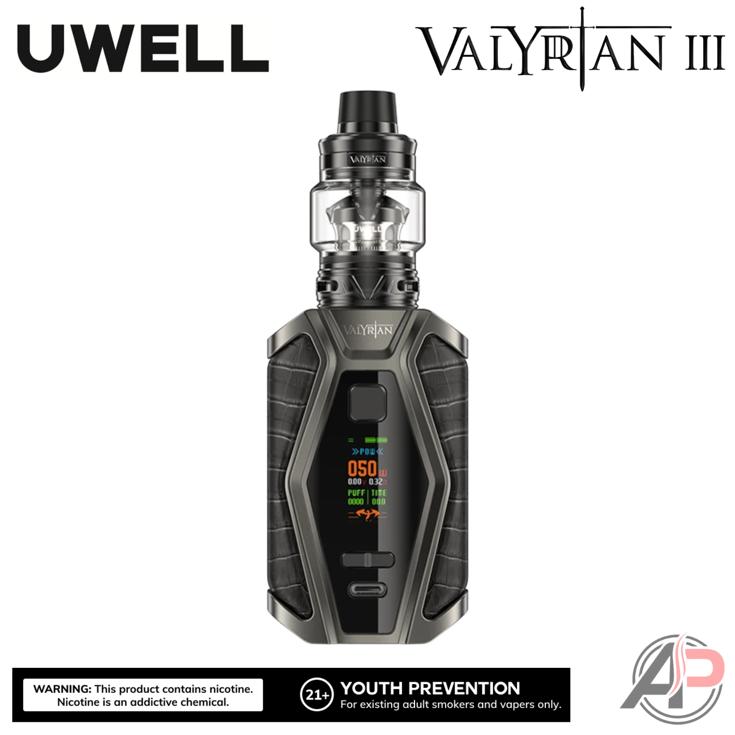 Uwell Valyrian 3 200W Box Mod Starter Kit Device Apvs Uwell Valyrian 3 200W Box Mod Starter Kit Device Apvs