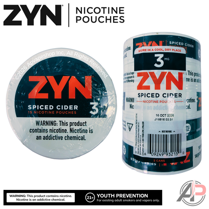 Zyn Nicotine Pouches Spiced Cider 3mg