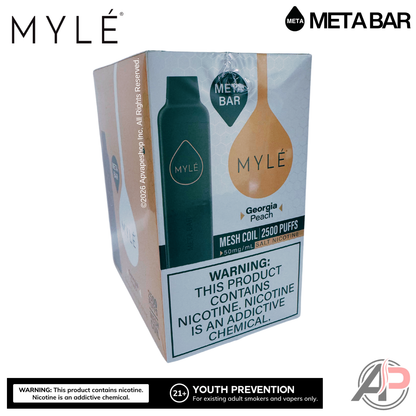 Myle Meta Bar Vape 2500 Puffs Vape Disposable Device