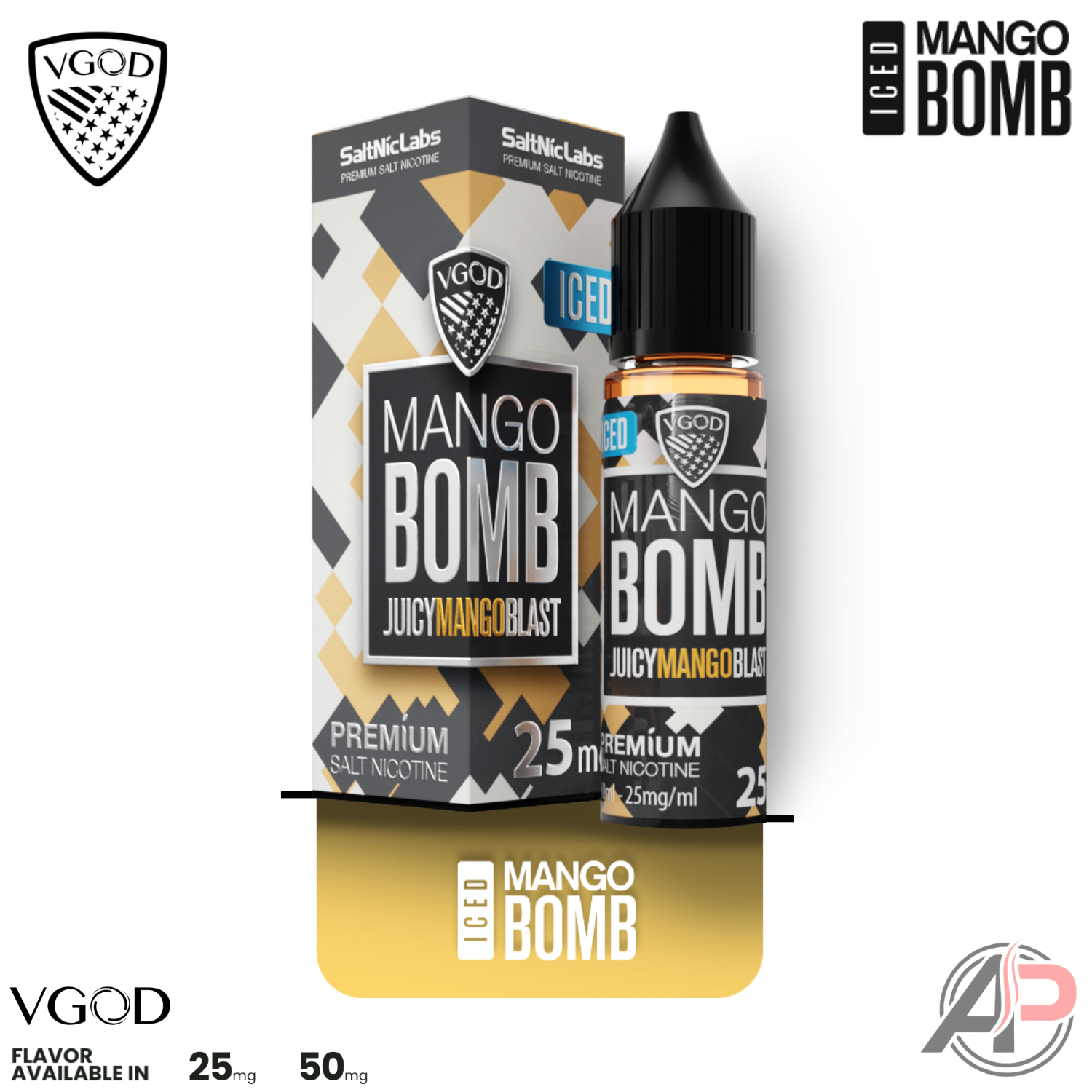 VGOD Iced Mango Bomb 30ml Salt Nic