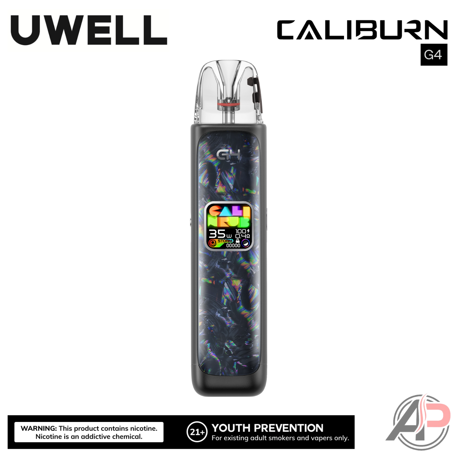 Uwell Caliburn G4 Pod System Starter Kit Device Apvs Uwell Caliburn G4 Pod System Starter Kit Device Apvs