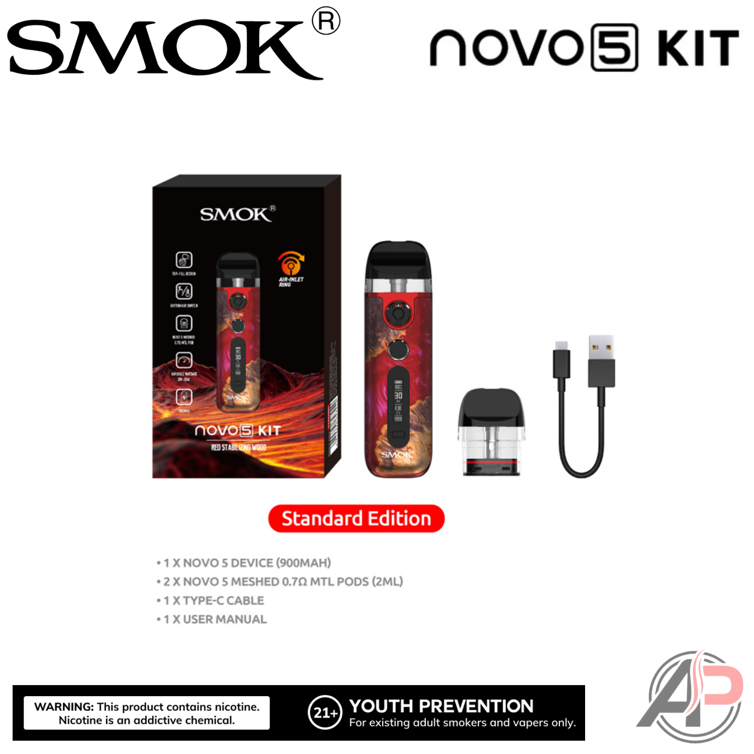 Smok Novo 5 Pod System Starter Kit Device