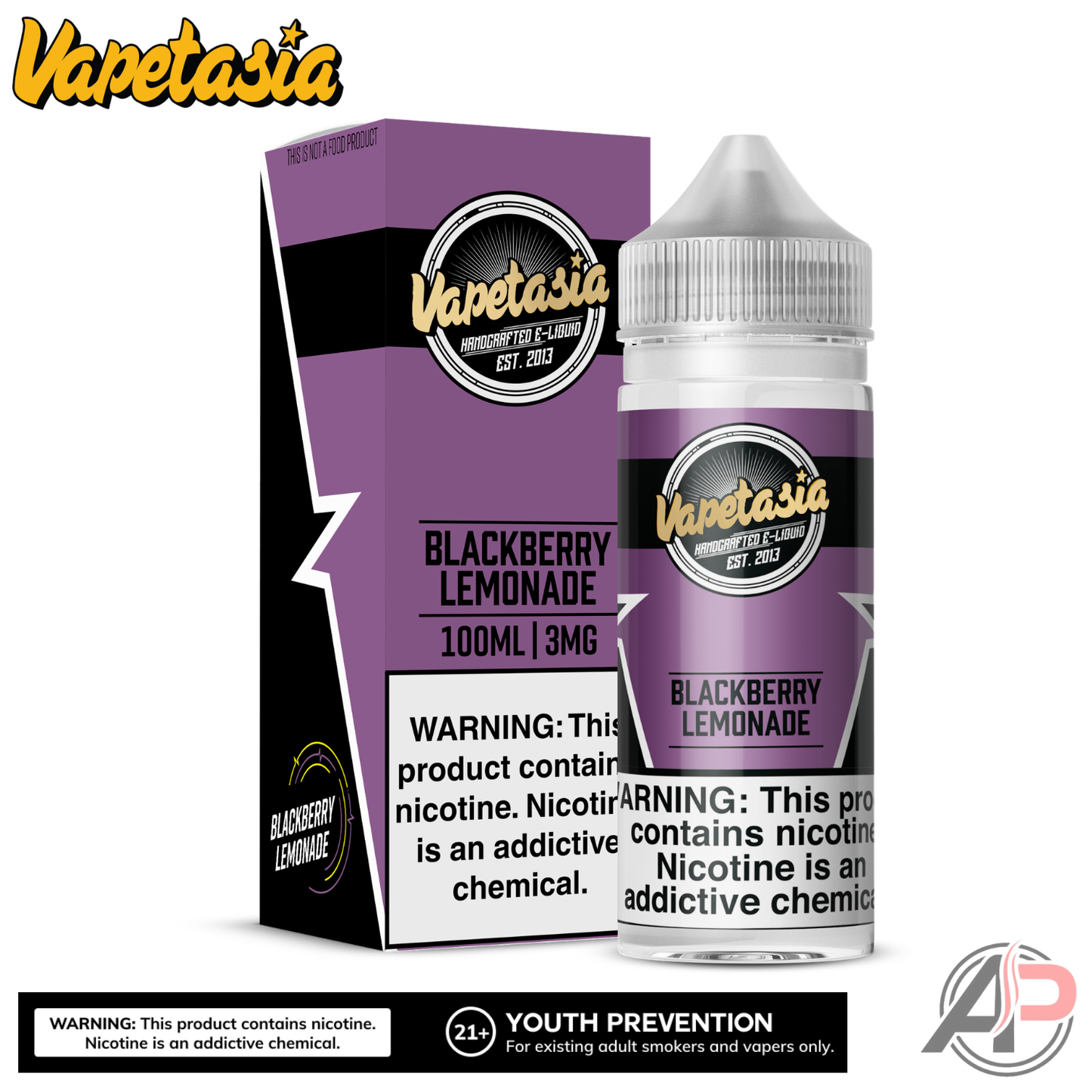 Vapetasia Blackberry Lemonade E-Liquid 100mL