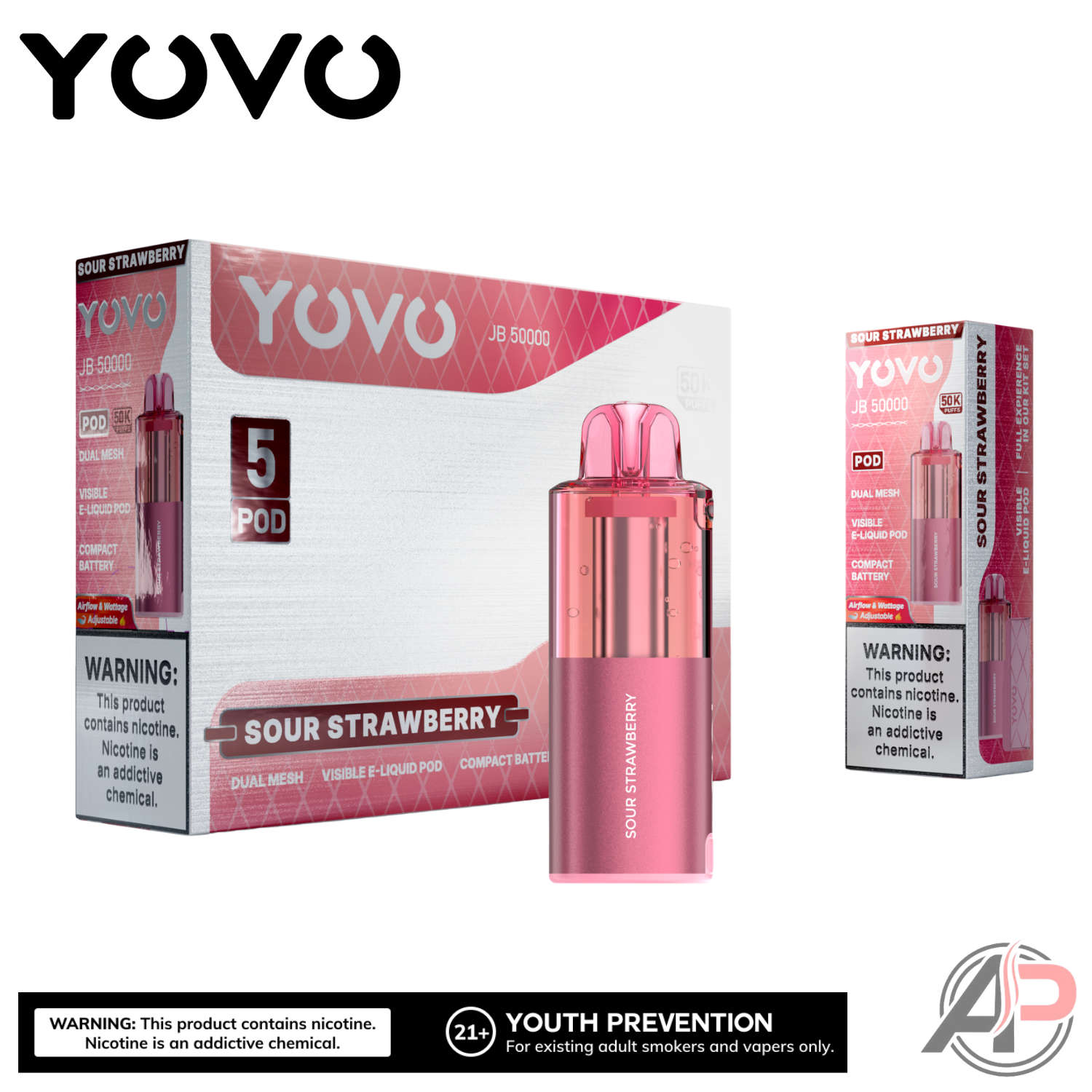 Yovo JB50000 Puffs Disposable Vape Device Kit