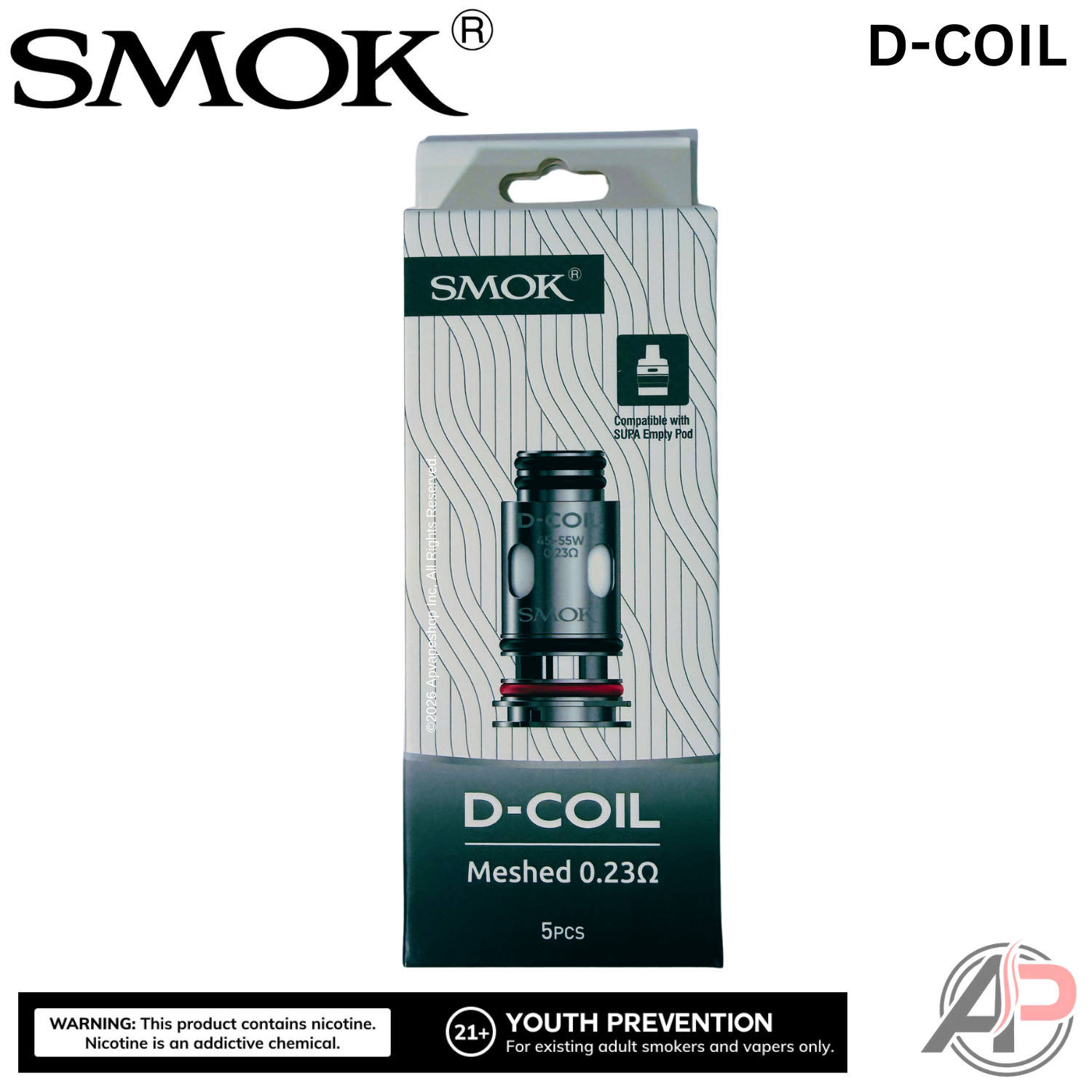 Smok D Replacement Coils 5 Pack