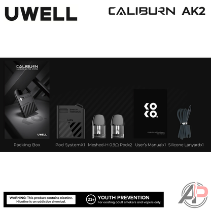 Uwell Caliburn AK2 15W Pod System Starter Kit Device