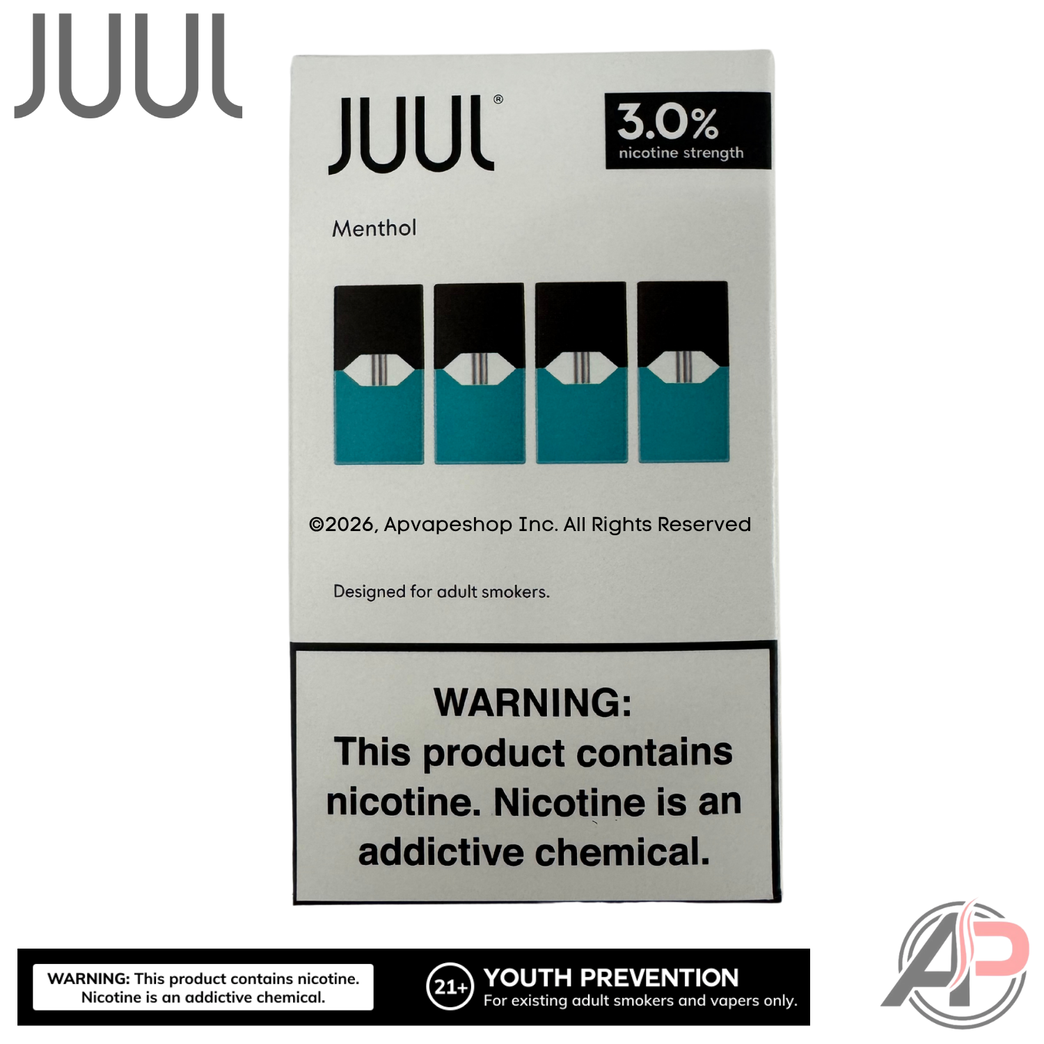 JUUL Menthol Pods 4 Pack | Vape Pod System Apvs JUUL Menthol Pods 4 Pack | Vape Pod System Apvs