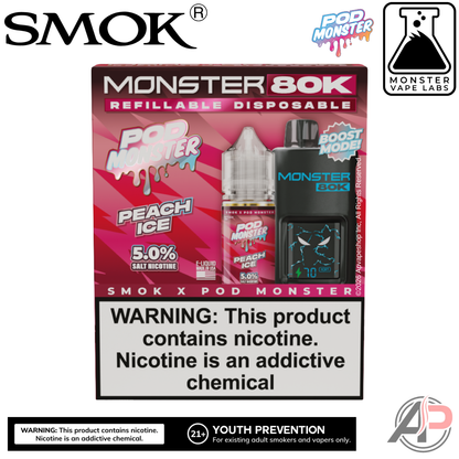 Smok Monster 80k Puffs Refillable Disposable Vape Device