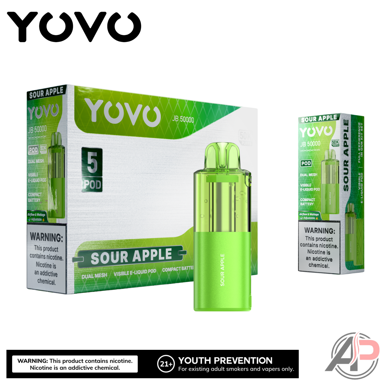 Yovo JB50000 Puffs Disposable Vape Device Kit