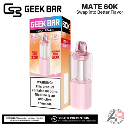 Geek Bar Mate 60,000 Puffs Disposable Vape Device Kit