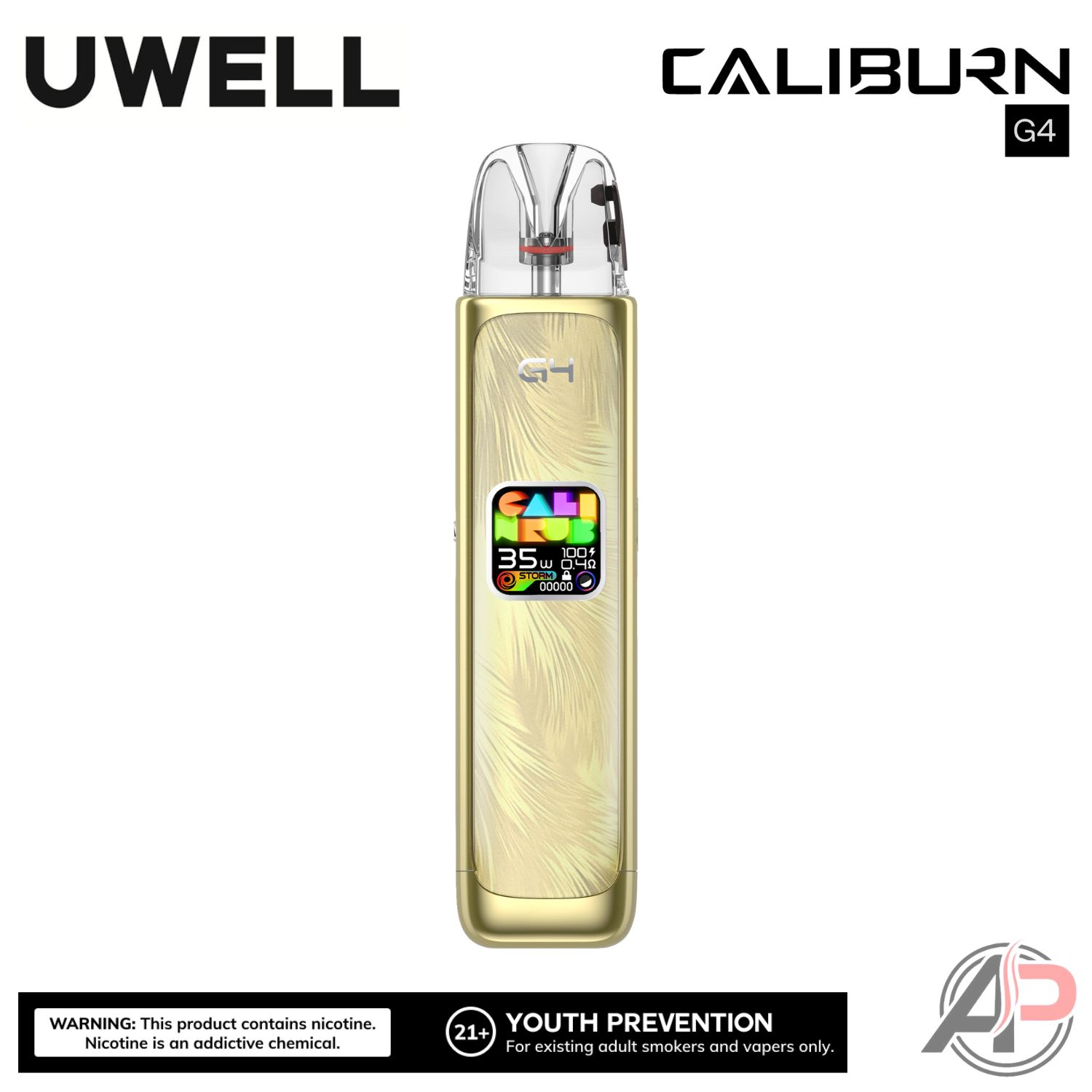 Uwell Caliburn G4 Pod System Starter Kit Device Apvs Uwell Caliburn G4 Pod System Starter Kit Device Apvs