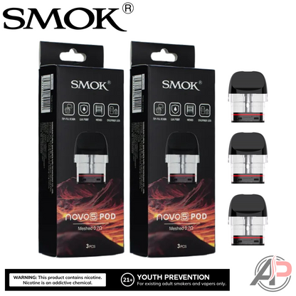 Smok Novo 5 Replacement Pods 3 Pack Apvs Smok Novo 5 Replacement Pods 3 Pack Apvs