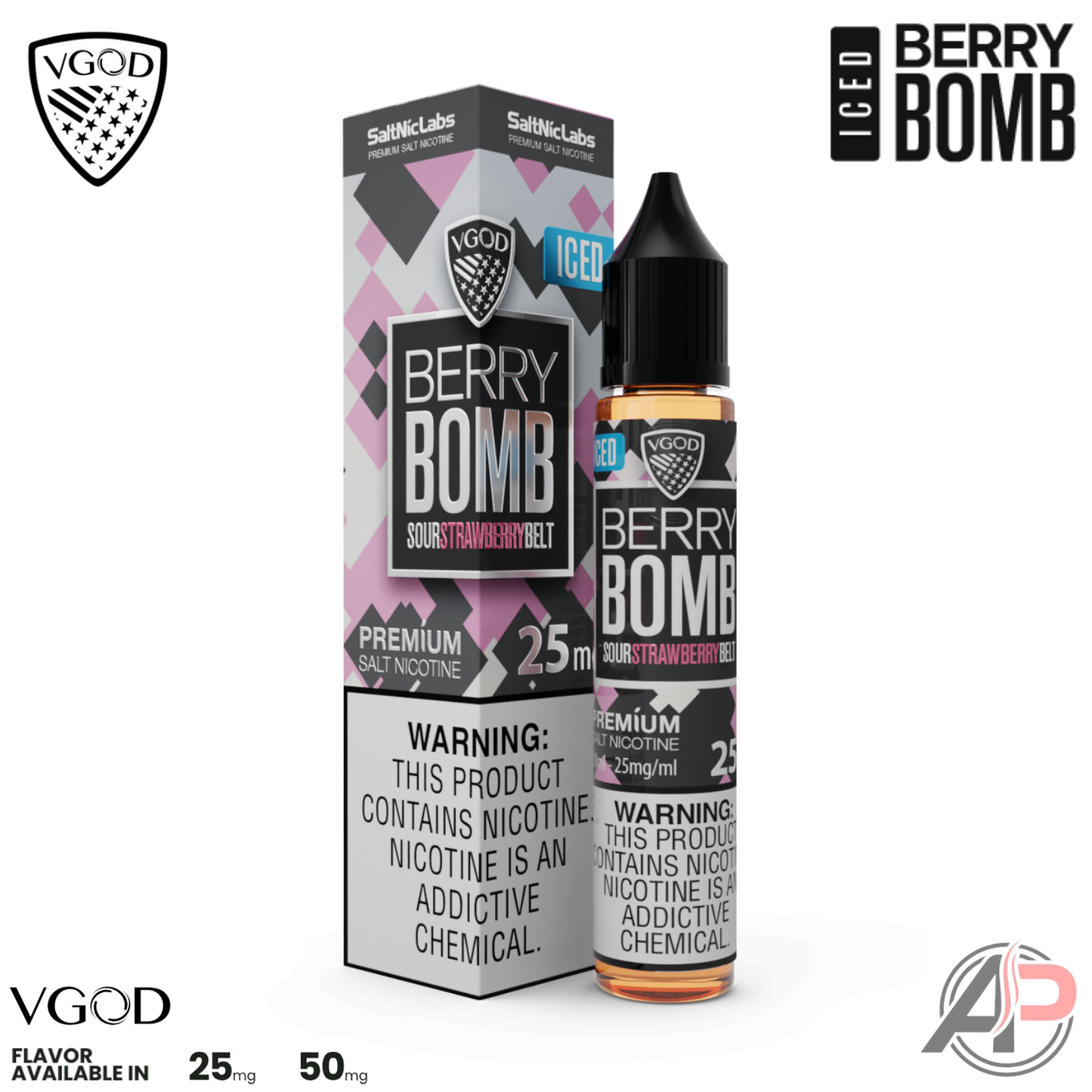 VGOD Iced Berry Bomb 30ml Salt Nic