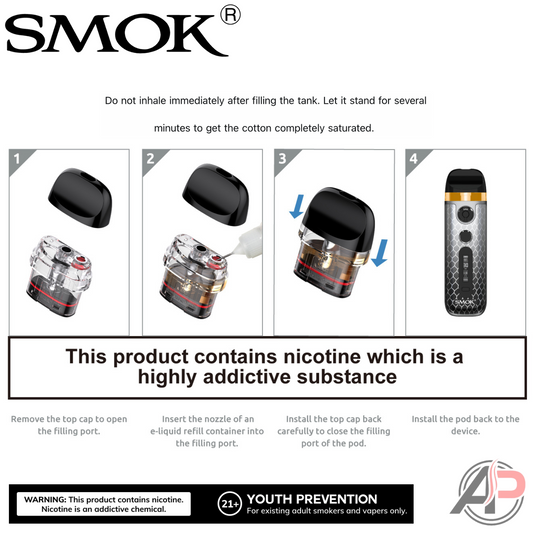 Smok Novo 5 Replacement Pods 3 Pack