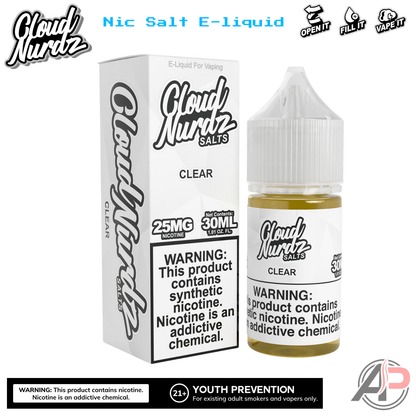 Cloud Nurdz Clear E-Liquid 100mL