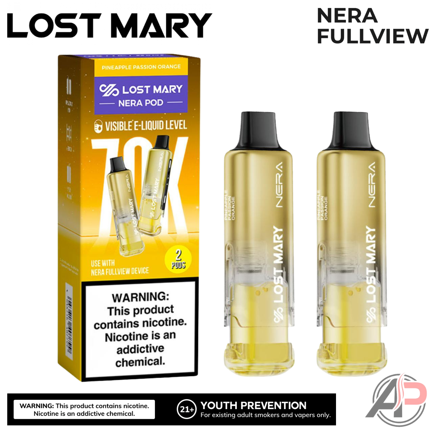 Lost Mary Nera Fullview 70k Puffs Disposable Vape Device Kit