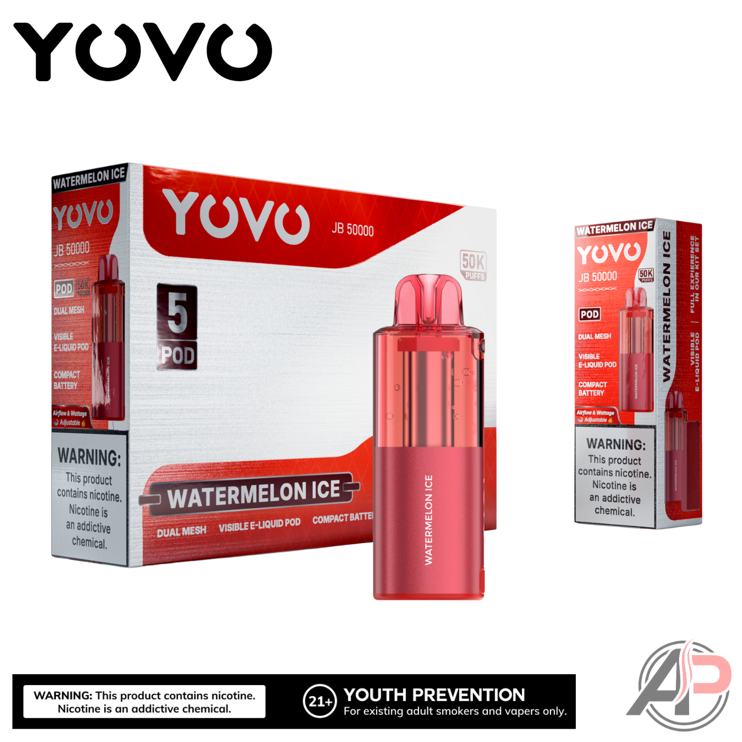 Yovo JB50000 Puffs Disposable Vape Device Kit