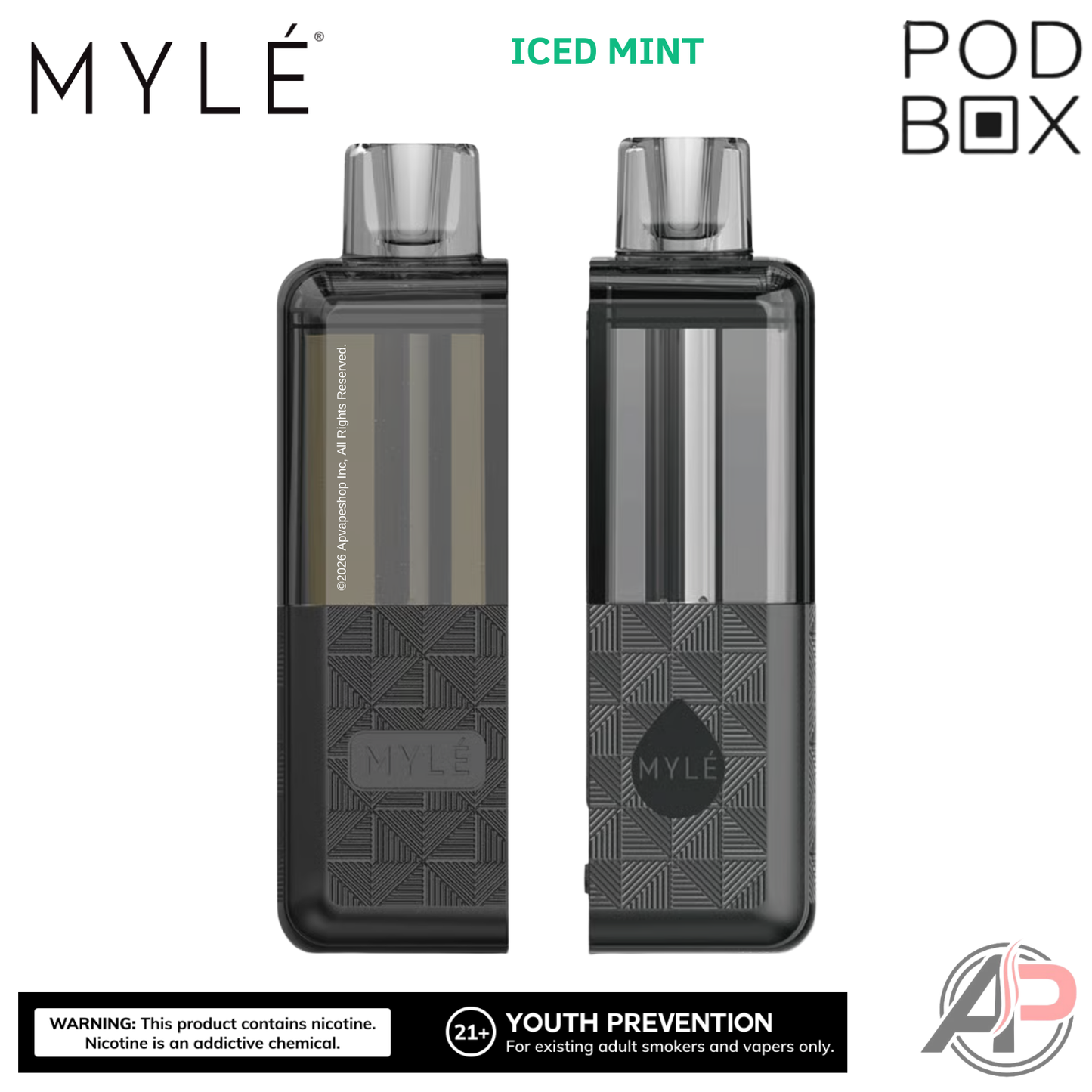 Myle Pod Box 35,000 Puffs Disposable Vape Device Kit