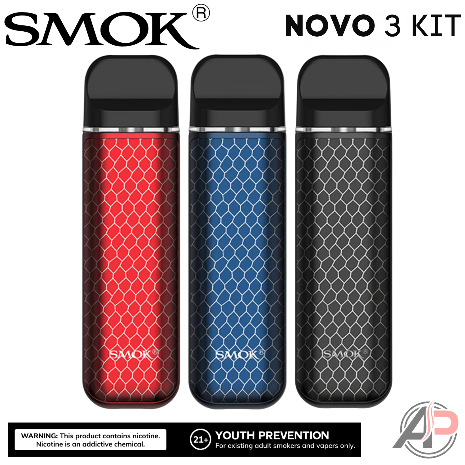 SMOK NOVO 3 KIT | Vaping Device | Vape Pod System Apvs SMOK NOVO 3 KIT | Vaping Device | Vape Pod System Apvs