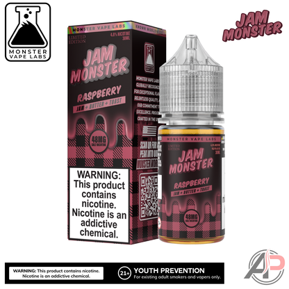 Raspberry E-Liquid By Jam Monster Vape Labs 100mL