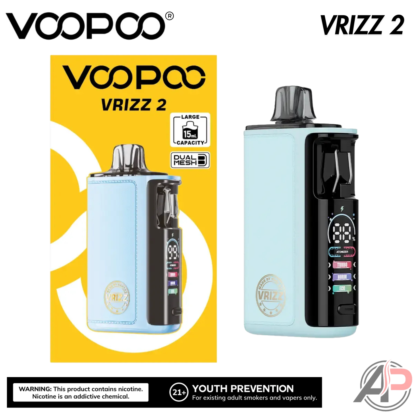 Voopoo Vrizz 2 Pod System Starter Kit Device