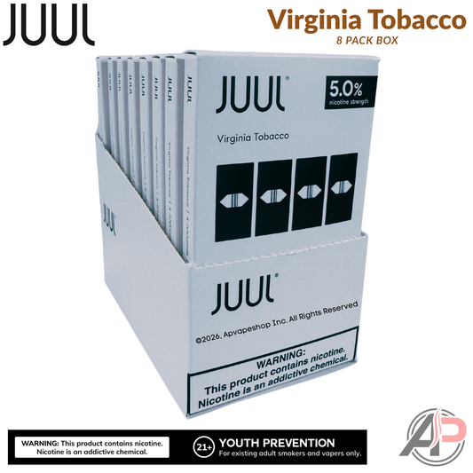JUUL Pods Virginia Tobacco Wholesale Case Virginia Tobacco 5.0%