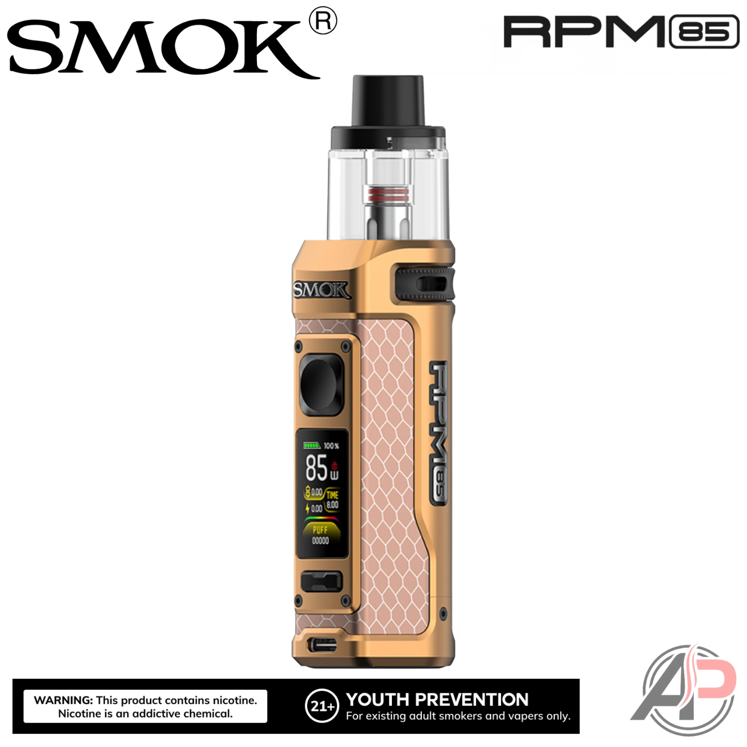 Smok Rpm 85W Pod Mod System Vape Starter Kit Apvs Smok Rpm 85W Pod Mod System Vape Starter Kit Apvs