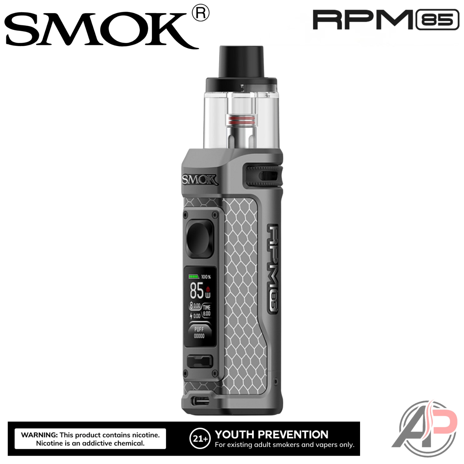 Smok Rpm 85W Pod Mod System Vape Starter Kit Apvs Smok Rpm 85W Pod Mod System Vape Starter Kit Apvs