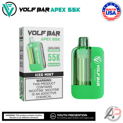 Volf Bar Apex 55,000 Puffs Disposable Vape Device