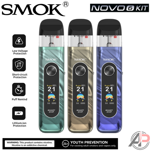 Smok Novo 6 Pod System Starter Kit Device