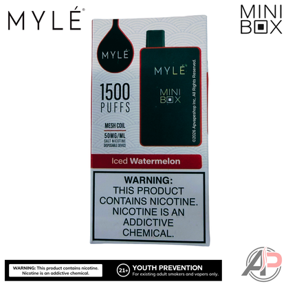 Myle Mini Box 1500 Puffs Disposable Vape Device