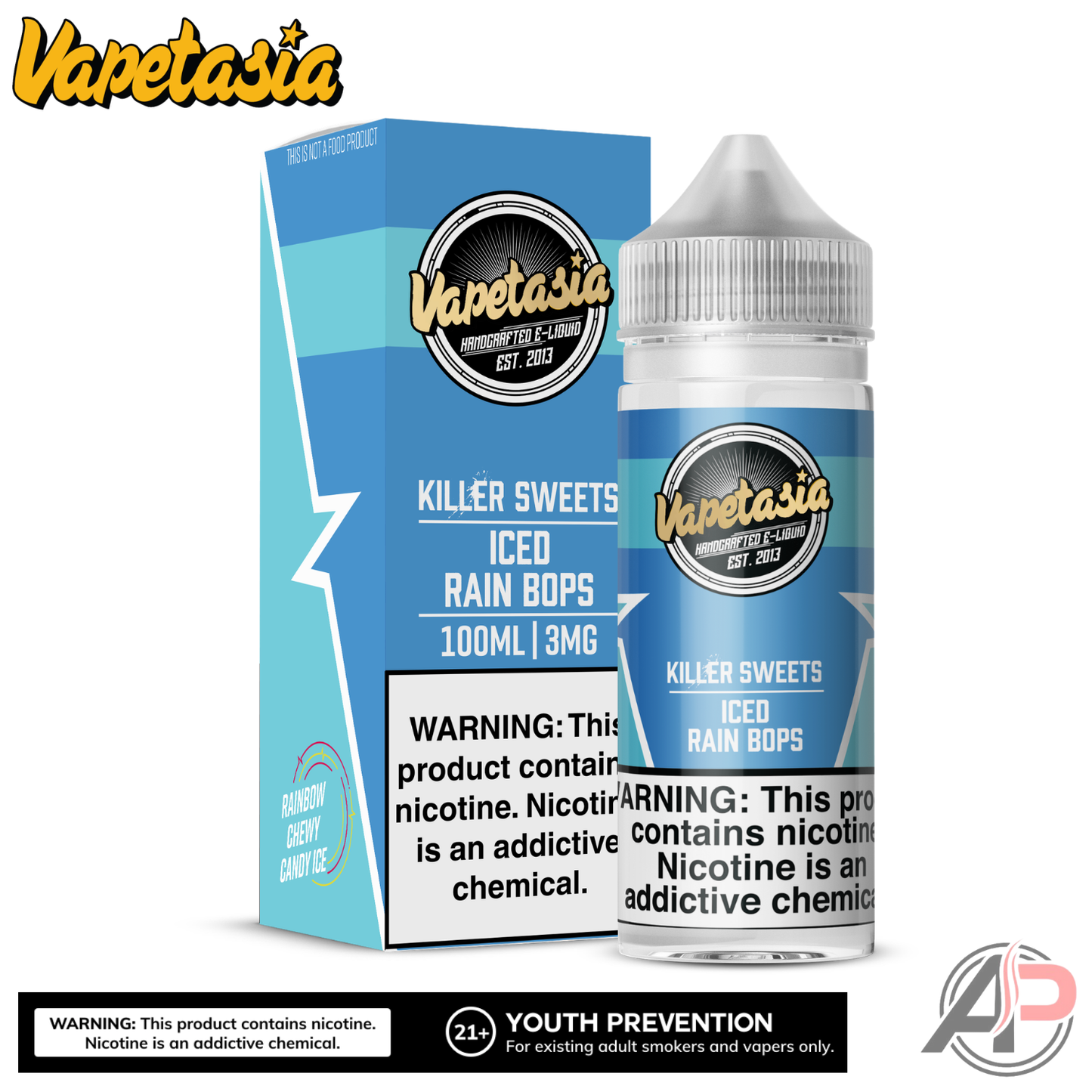 Vapetasia Killer Sweets Iced Rain Bops E-Liquid 100mL